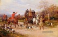 A Narrow Miss at the Crossroads Heywood Hardy riding